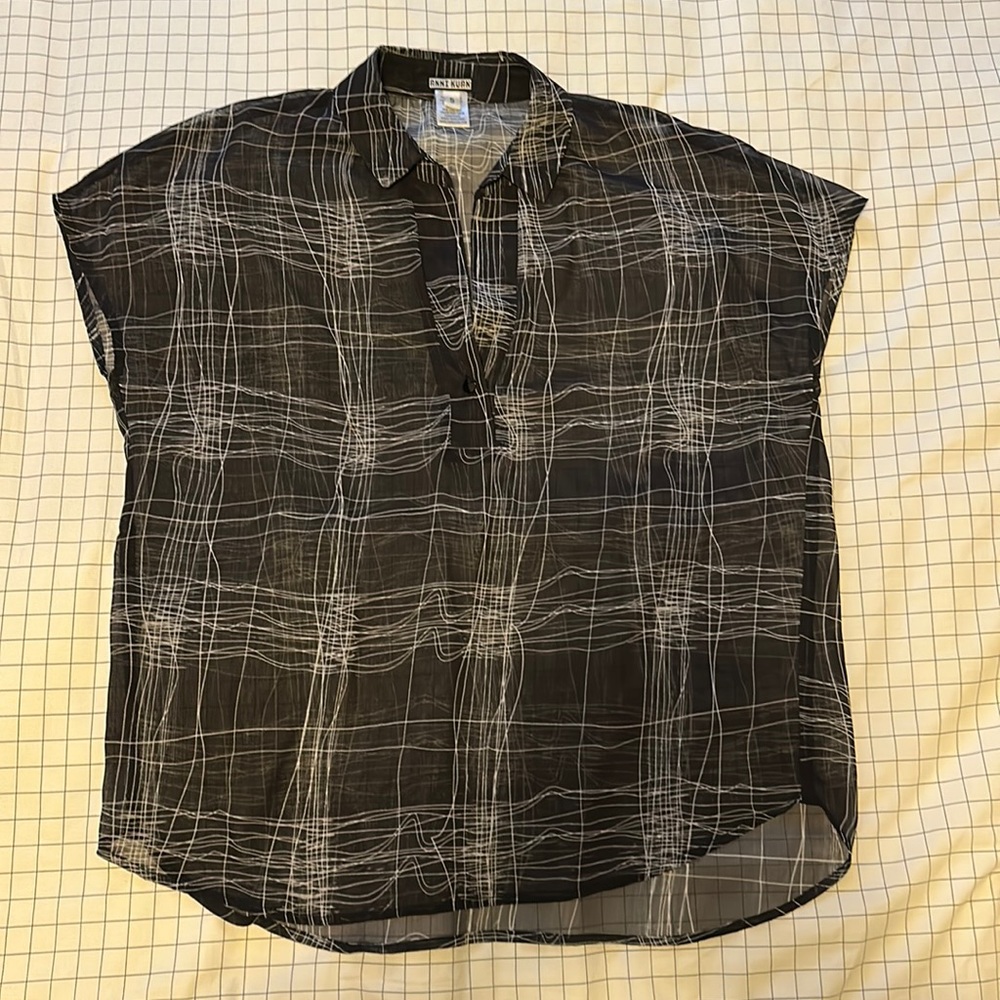 Anni Kuan Black & White Blouse